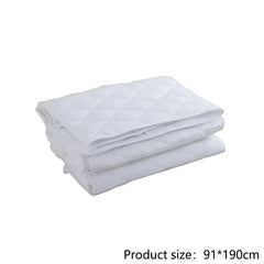 Hotel Mattress Comfort Pads Fabric Bedding Topper Mattress Protectors Cover - 183x203cm-Brushed