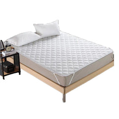 Hotel Mattress Comfort Pads Fabric Bedding Topper Mattress Protectors Cover - 107x203cm-Brushed