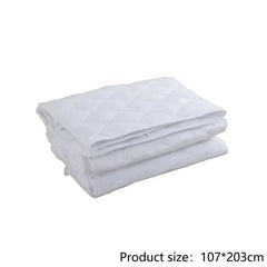 Hotel Mattress Comfort Pads Fabric Bedding Topper Mattress Protectors Cover - 107x203cm-Brushed