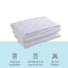 Hotel Mattress Comfort Pads Fabric Bedding Topper Mattress Protectors Cover - 91x190cm-Plain