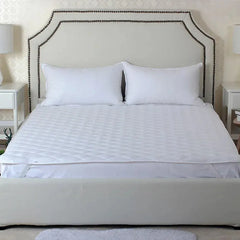 Hotel Mattress Comfort Pads Fabric Bedding Topper Mattress Protectors Cover - 91x190cm-Plain