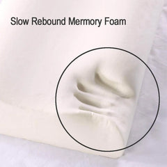 1/2PCS Memory Foam Neck Pillow Wavy Contour Slow Rebound Pillow - 60x40x12cm-1pc