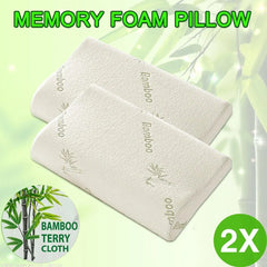 1/2PCS Memory Foam Neck Pillow Wavy Contour Slow Rebound Pillow - 50x30x10cm-1pc