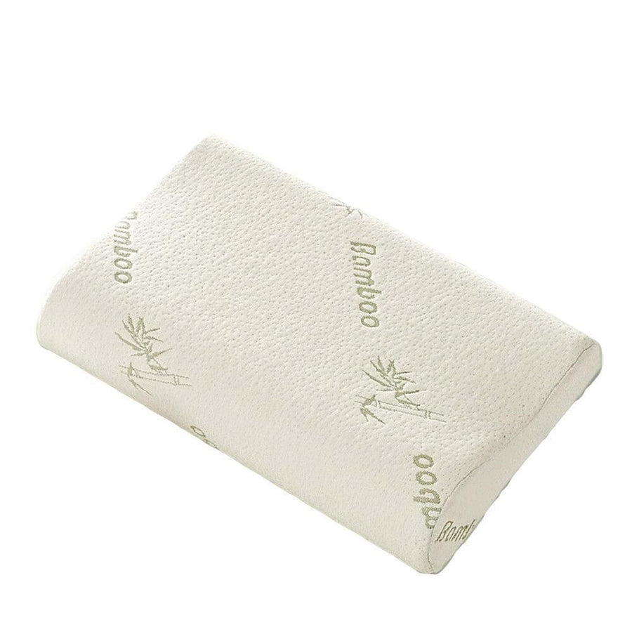 1/2PCS Memory Foam Neck Pillow Wavy Contour Slow Rebound Pillow - 55x35x11cm-1pc