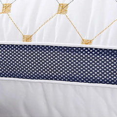 1/2pcs High Rebound Feather Velvet Pillow Washable Soft Bed Cushion Core Support - 700g-2pcs