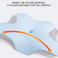 Memory Foam Butterfly Neck Pillow for Enhanced Comfort and Sleep Positioning