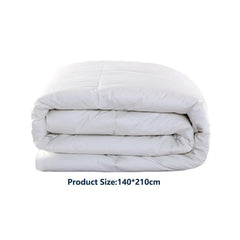 Luxury Hotel Quilt Core – Soft Microfiber Down Alternative Comforter for All Seasons - 140x210cm-Brushed