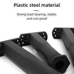 4pcs Adjustable Bed Frame Feet Ribbed Furniture Support Legs Sturdy Foundation
