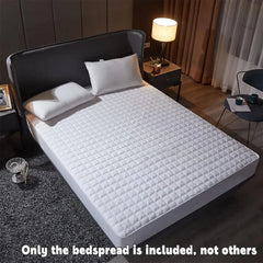 Hotel Mattress Protector Bed Top Cover Waterproof Fitted Sheet Bedroom Hygiene - 137x190cm