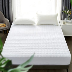 Hotel Mattress Protector Bed Top Cover Waterproof Fitted Sheet Bedroom Hygiene - 137x190cm