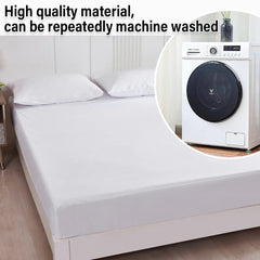 Waterproof Mattress Protector Fitted Sheet Bed Cover for Single King Single Double Queen - 137x190cm