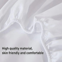 Waterproof Mattress Protector Fitted Sheet Bed Cover for Single King Single Double Queen - 137x190cm