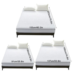 Hotel Mattress Protector Bed Top Cover Waterproof Fitted Sheet Bedroom Hygiene - 153x203cm