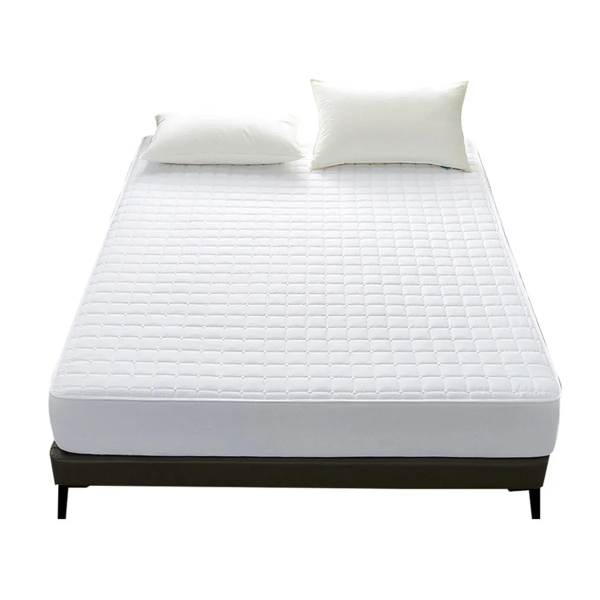 Hotel Mattress Protector Bed Top Cover Waterproof Fitted Sheet Bedroom Hygiene - 91x190cm