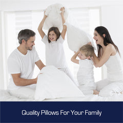 Luxor Australian Made Hotel Quality Pillow Standard Size Twin Pack