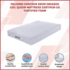 PALERMO Pocket Spring Hybrid Mattress – Queen