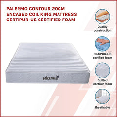 PALERMO Pocket Spring Hybrid Mattress – King Single
