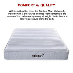 PALERMO Pocket Spring Hybrid Mattress – King Single