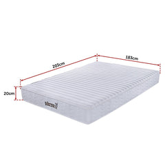 PALERMO Pocket Spring Hybrid Mattress – King Single