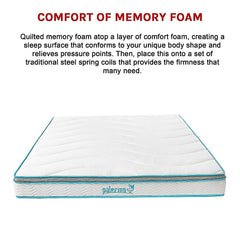 PALERMO Memory Foam Hybrid Mattress – King