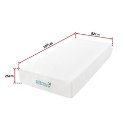 PALERMO Memory Foam Gel Mattress – King Single
