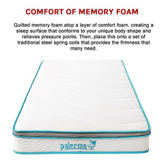 PALERMO Memory Foam Hybrid Mattress – King