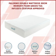 PALERMO Memory Foam Mattress – Double