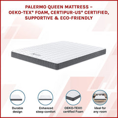 PALERMO Memory Foam Hybrid Mattress – Double