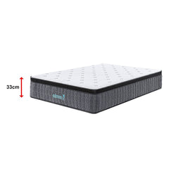 PALERMO Pocket Spring Euro Top Mattress – King Single