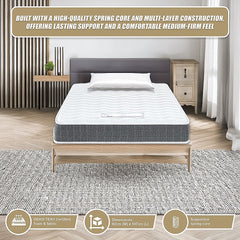 PALERMO Memory Foam Hybrid Mattress – King