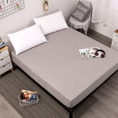 Grey Ultra Soft Brushed Waterproof Pillow Protectors (Set of 2) - 50x70cm, Stain & Spill Guard for Bed Pillows(Note: pillow core not included)