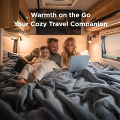 Grey Ultra-Soft Coral Fleece Blanket – Lightweight Summer Throw for Office Naps, Air Conditioning, and Cozy Home Use(180*200c