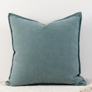 London fog Nordic Herringbone Chenille Pillowcases 2 Pack 45x45cm for Sofa and Bed Soft Decorative Cushion Covers No Inserts 