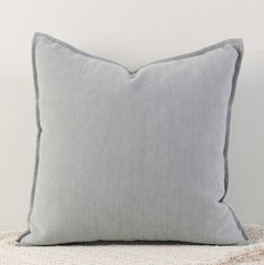 Space Grey Nordic Herringbone Chenille Pillowcases 2 Pack 45x45cm for Sofa and Bed Soft Decorative Cushion Covers No Inserts 
