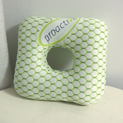Green Ear Piercing Pillow - Soft Side Sleeper Cushion with Hollow Center for Pressure Relief, Post-Piercing Care & Comfortabl