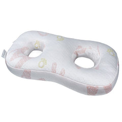 Light Pink Ear Piercing Pillow for Side Sleepers - 55 x 33 x 9 cm Figure 8 Hollow Ear Design, PP Cotton Fill, Machine Washabl