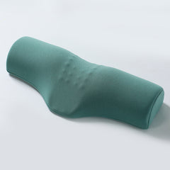 Green Cervical Support Pillow – Memory Foam Core with Ergonomic Design for Neck Pain Relief and Deep Sleep