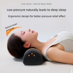 Pink Cervical Support Pillow – Memory Foam Core with Ergonomic Design for Neck Pain Relief and Deep Sleep(Ice Silk Style)