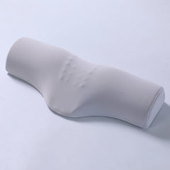 Light grey Cervical Support Pillow – Memory Foam Core with Ergonomic Design for Neck Pain Relief and Deep Sleep(Ice Silk Styl