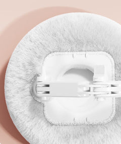 2-in-1 Pink Soft Plush Pillow Base & Phone Holder - 3-Axis 180° Rotation, Height Adjustable and Telescopic Clamp Stand, Relie