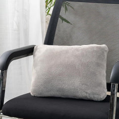 3-in-1 Portable Travel Blanket / Pillow / Wearable Shawl with Snap & Envelope Folding Design - 230GSM Soft Flannel Thickened 