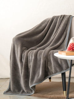 3-in-1 Portable Travel Blanket / Pillow / Wearable Shawl with Snap & Envelope Folding Design - 230GSM Soft Flannel Thickened 