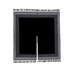 Red elegant women's tassel cape shawl scarf, multi-functional all-in-one warm and comfortable winter shawl scarf, convenient 