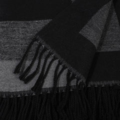 Pink elegant women's tassel cape shawl scarf, multi-functional all-in-one warm and comfortable winter shawl scarf, convenient