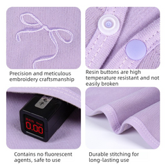 Purple Maternity Nursing Shoulder Wrap Cape – Ultra Soft Sakura Fleece Postpartum Shawl, Windproof Warm Nursing Cover for Bre