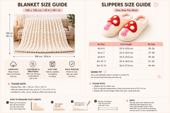 Mushroom-Themed Plush Slippers & Bubble Fleece Throw Blanket Set — A Cozy, Warm Winter Home Gift Bundle, Including Soft & War