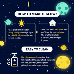 Glow in the Dark Flannel Blanket with Playful Hallowen Pumpkin (S126 / 75 x 100CM) - Versatile Soft Plush Magic Throw Blanket