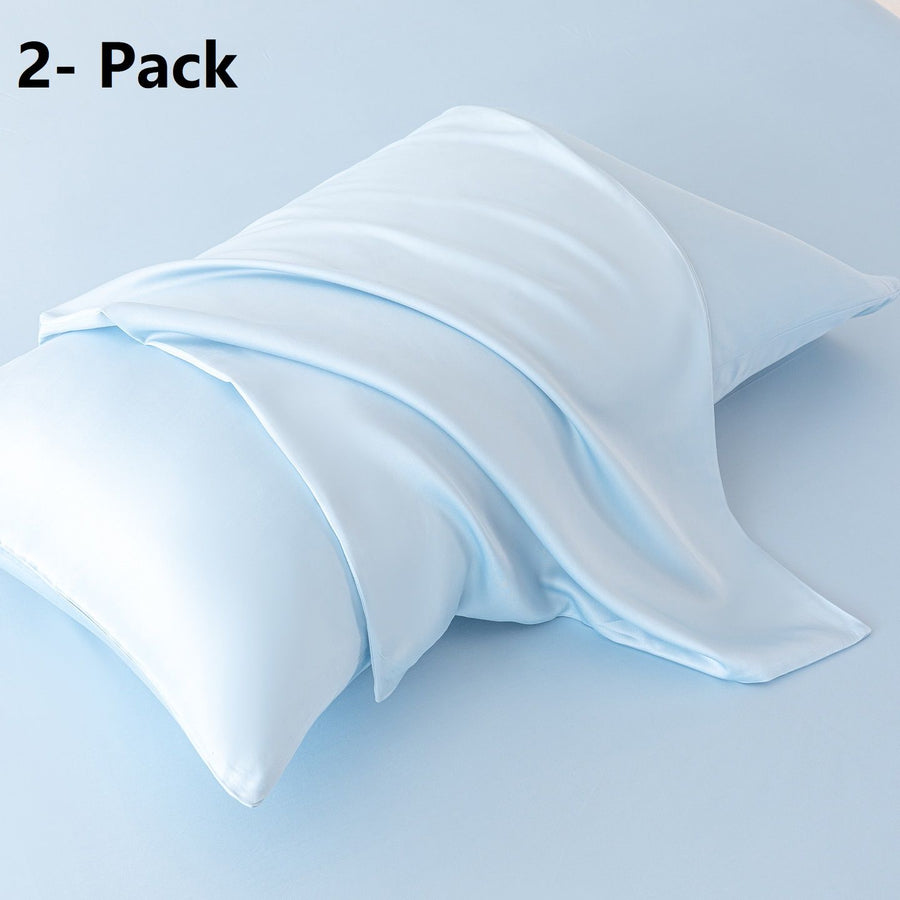 Bamboo Pillowcases - Blue - 2-Pack - 48x74cm