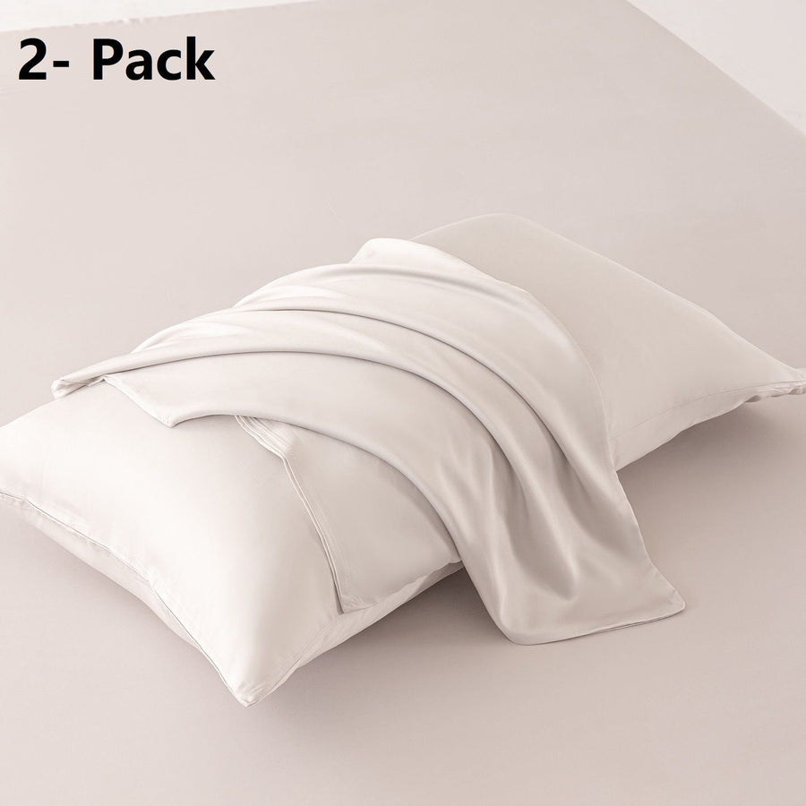 Bamboo Pillowcases - Grey - 2-Pack - 48x74cm