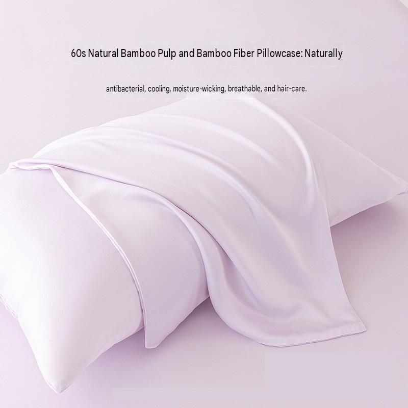 Bamboo Pillowcase - Blue - 1-Pack - 48x74cm - Image 2